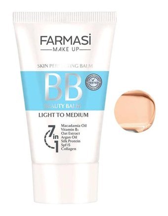 Farmasi Karma ve Yağlı Ciltler İçin Suya Dayanıklı Sivilce Yapmayan BB Krem Orta Ton
