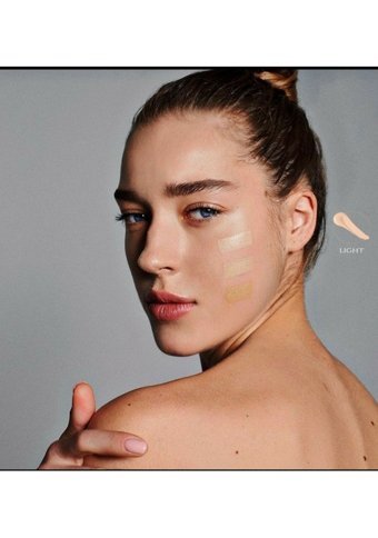 Hill Beauty Shine Box Tüm Cilt Tipleri İçin Su Bazlı Sivilce Yapmayan Işıltılı BB Krem Açık Ton