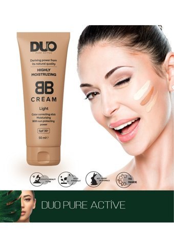 Duo Pure Active Tüm Cilt Tipleri İçin Sivilce Yapmayan BB Krem Açık Ton