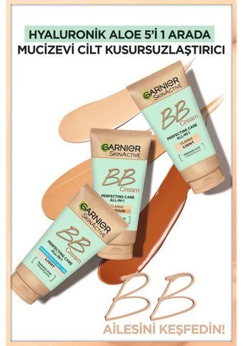 Garnier Normal Ciltler İçin Su Bazlı Sivilce Yapmayan Işıltılı BB Krem Açık Ton