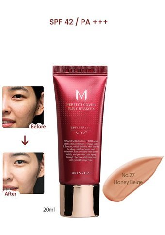 Missha Perfect Cover Tüm Cilt Tipleri İçin Sivilce Yapmayan BB Krem Koyu Ton