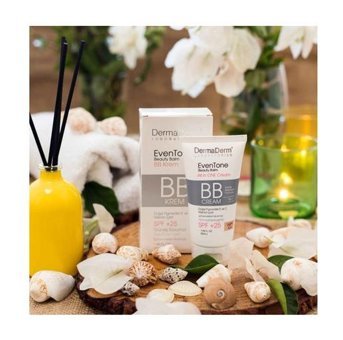 Dermaderm Tüm Cilt Tipleri İçin Suya Dayanıklı Sivilce Yapmayan BB Krem Orta Ton