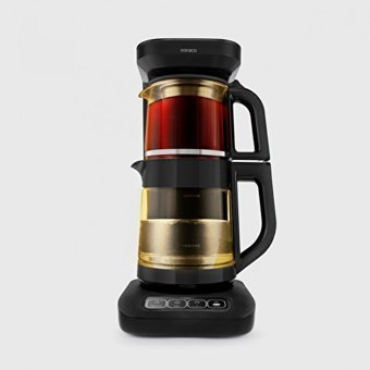 Karaca Çaysever Robotea Pro 4 In 1 Konuşan Otomatik Cam Demlikli 1000 W Işıklı Cam Gövdeli Şeffaf Çay Makinesi