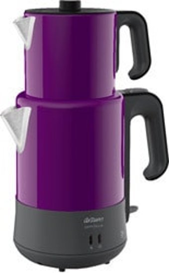 Arzum AR 3050 Çelik Demlikli 1900 W Çelik Gövdeli Mürdüm Çay Makinesi