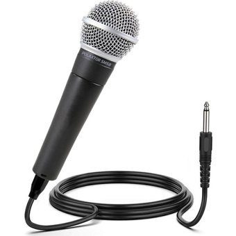 Polaxtor Plx Sm-58 3.5 mm Kablolu El Mikrofonu Siyah