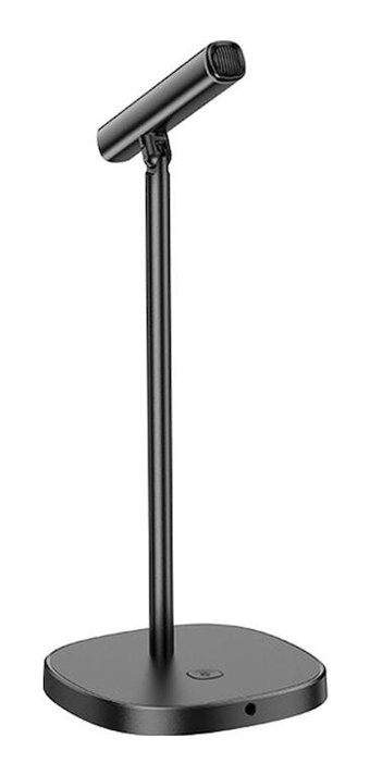 Hoco L16 Profesyonel Condenser Type C Kablolu Yayıncı USB Oyuncu Masaüstü Mikrofonu Siyah