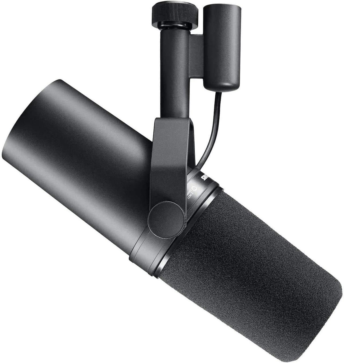 Shure SM7B Profesyonel Dinamik Kablolu Masaüstü Mikrofonu Siyah