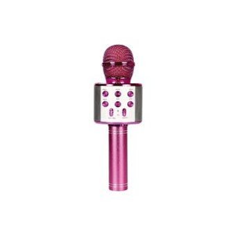 Sunix Kareoke Mikrofon Mcf-10 Type C Kablosuz Bluetooth USB RGB El Mikrofonu Pembe