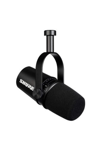 Shure MV7 Dinamik XLR Kablolu Yayıncı USB Masaüstü Mikrofonu Siyah