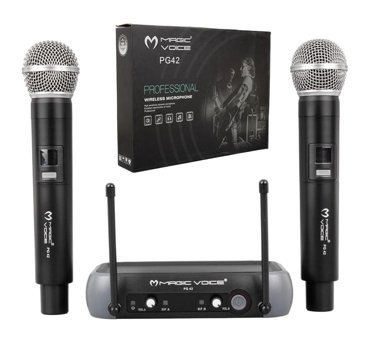 Magicvoice PG-42X Vhf Profesyonel Kablosuz El Mikrofonu Siyah