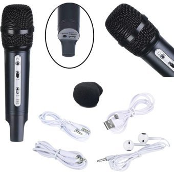 Twogo GO-C200 Kablosuz USB El Mikrofonu Siyah