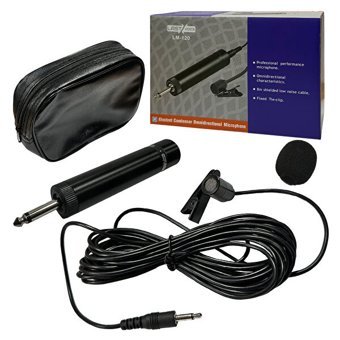 Lastvoice Lm-120 3.5 mm Kablolu Yayıncı Yaka Mikrofonu Siyah