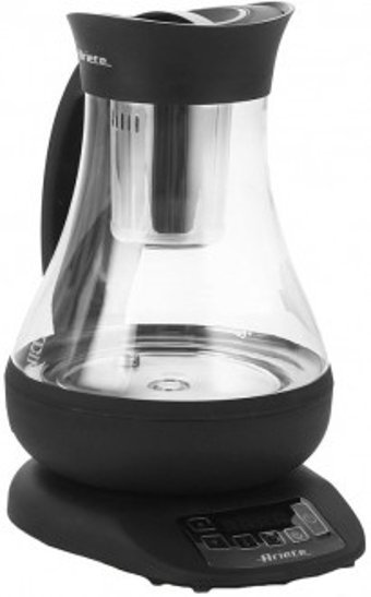 Ariete 2894 2400 W Işıklı Cam Gövdeli Siyah Çay Makinesi