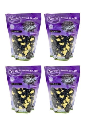 Sesu Kömürlü Tüm Ciltler İçin Boncuk Ağda 4x250 gr