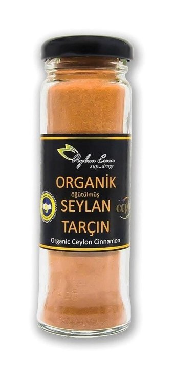 Ayhan Ercan Öğütülmüş Organik Seylan Tarçın 40 gr