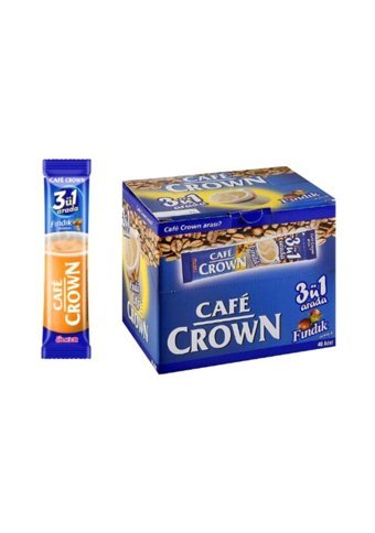 Cafe Crown 3'ü 1 Arada Fındıklı 13 gr 40 Adet Granül Kahve Hazır Kahve