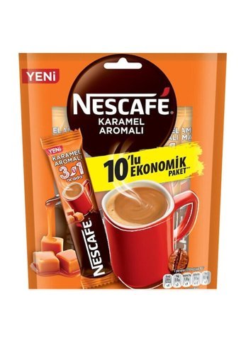 Nescafe 3'ü 1 Arada Sade 17.6 gr 10 Adet Granül Kahve Hazır Kahve