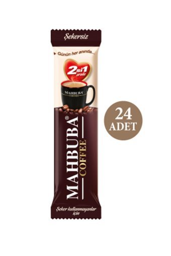 Mahbuba Coffee 2'si 1 Arada Sade 10 gr 24 Adet Granül Kahve Hazır Kahve