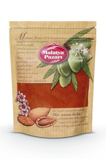 Malatya Pazarı Toz Acı Kilitli Paket Kırmızı Biber 100 gr