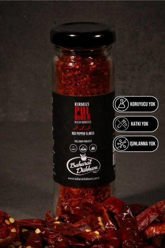 Baharat Dükkanı Kırmızı Çok Acı Pul Biber 45 gr