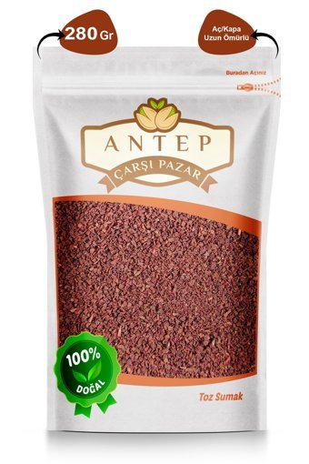 Antep Çarşı Pazar Toz Öğütülmüş Sumak 280 gr