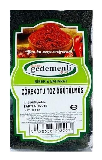 Gedemenli Toz Öğütülmüş Çörek Otu 250 gr