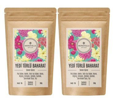 Monoville Yedi Türlü Baharatı 2x50 gr