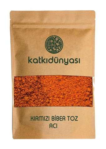 Katkı Dünyası Toz Acı Kırmızı Biber 500 gr