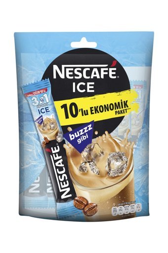 Nescafe 3'ü 1 Arada Sade 13.8 gr 10 Adet Granül Kahve Hazır Kahve
