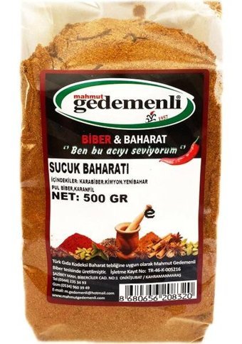Gedemenli Sucuk Baharatı 500 gr