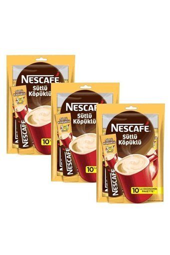 Nescafe 3'ü 1 Arada Sade 15 gr 20 Adet Granül Kahve Hazır Kahve