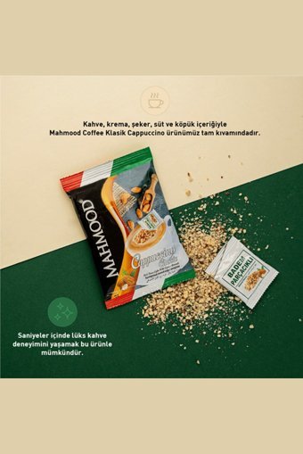 Mahmood Coffee Sade 25 gr 20 Adet Cappuccino Hazır Kahve