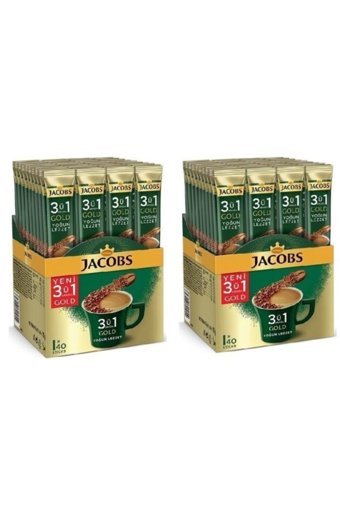 Jacobs 3'ü 1 Arada Sade 14 gr 80 Adet Granül Kahve Hazır Kahve