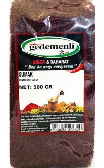 Gedemenli Sumak 500 gr