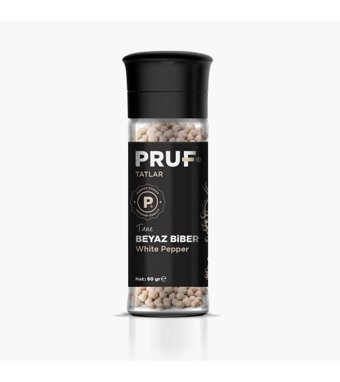 Pruf Beyaz Biber Tane 60 gr