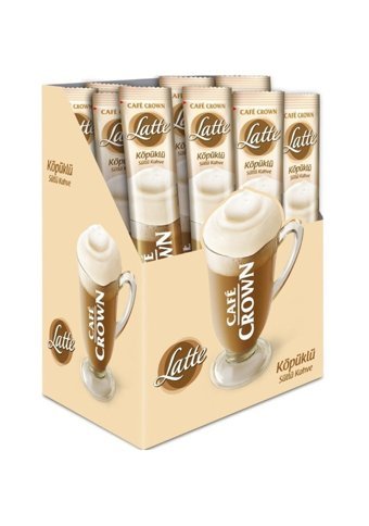 Cafe Crown Sütlü Köpüklü 17 gr 72 Adet Latte Hazır Kahve