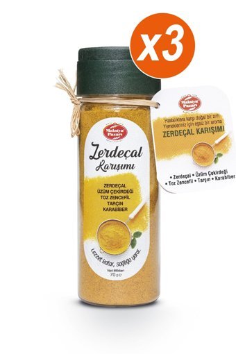 Malatya Pazarı Karışım Zerdeçal 3x70 gr