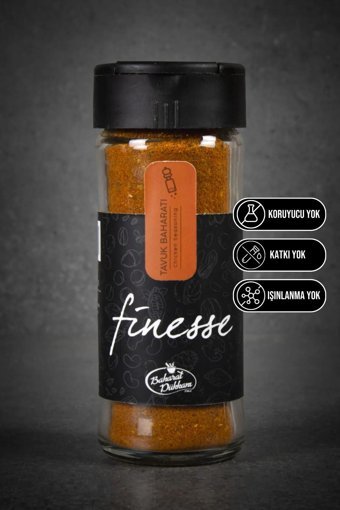 Baharat Dükkanı Finesse Tavuk Baharatı Tuzluklu Kapak 50 gr