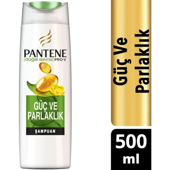 Pantene Güç ve Parlaklık Tüm Saçlar İçin Şampuan 500 ml