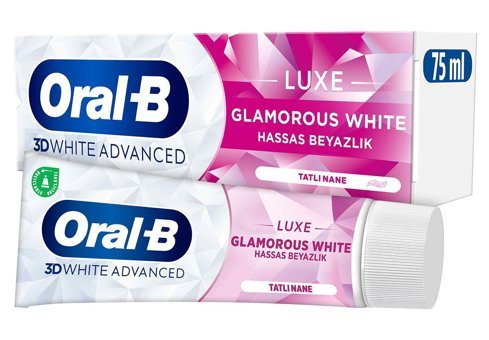 Oral b Pro 3D White Advanced Naneli Florürlü Diş Macunu 75 ml