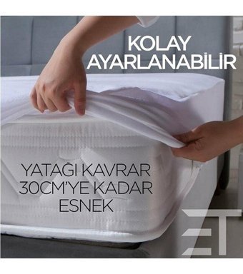 İnfinity Fitted Pamuk Lastikli Sıvı Geçirmez Tek Kişilik Alez