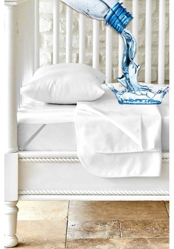 Altın Karma Microfiber Lastiksiz Sıvı Geçirmez 60 X 120 cm Tek Kişilik Alez