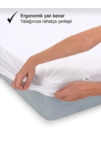 Ayhome Fitted Pamuk Lastikli Tek Kişilik Alez