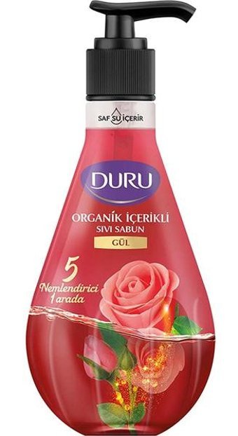 Duru Gül Organik Antibakteriyel Köpük Sıvı Sabun 500 ml Tekli