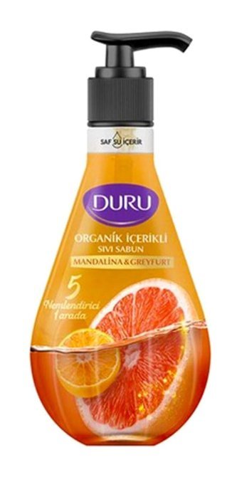 Duru Meyve Nemlendiricili Organik Antibakteriyel Köpük Sıvı Sabun 500 ml Tekli