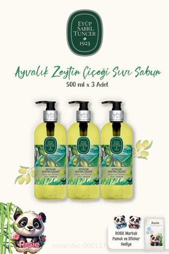 Eyüp Sabri Tuncer Ayvalık Zeytin Çiçeği Nemlendiricili Antibakteriyel Köpük Sıvı Sabun 500 ml 3'lü