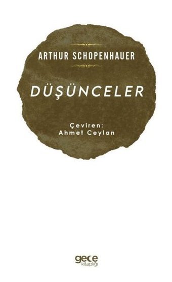 Düşünceler Arthur Schopenhauer Gece Kitaplığı