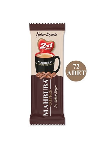 Mahbuba Coffee 2'si 1 Arada Sade 4.5 gr 72 Adet Granül Kahve Hazır Kahve