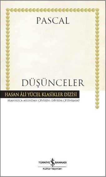 Düşünceler Pascal İş Bankası Kültür Yayınları