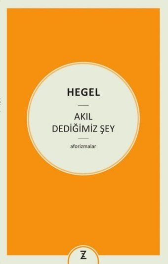 Akıl Dediğimiz Şey Hegel Zeplin Kitap